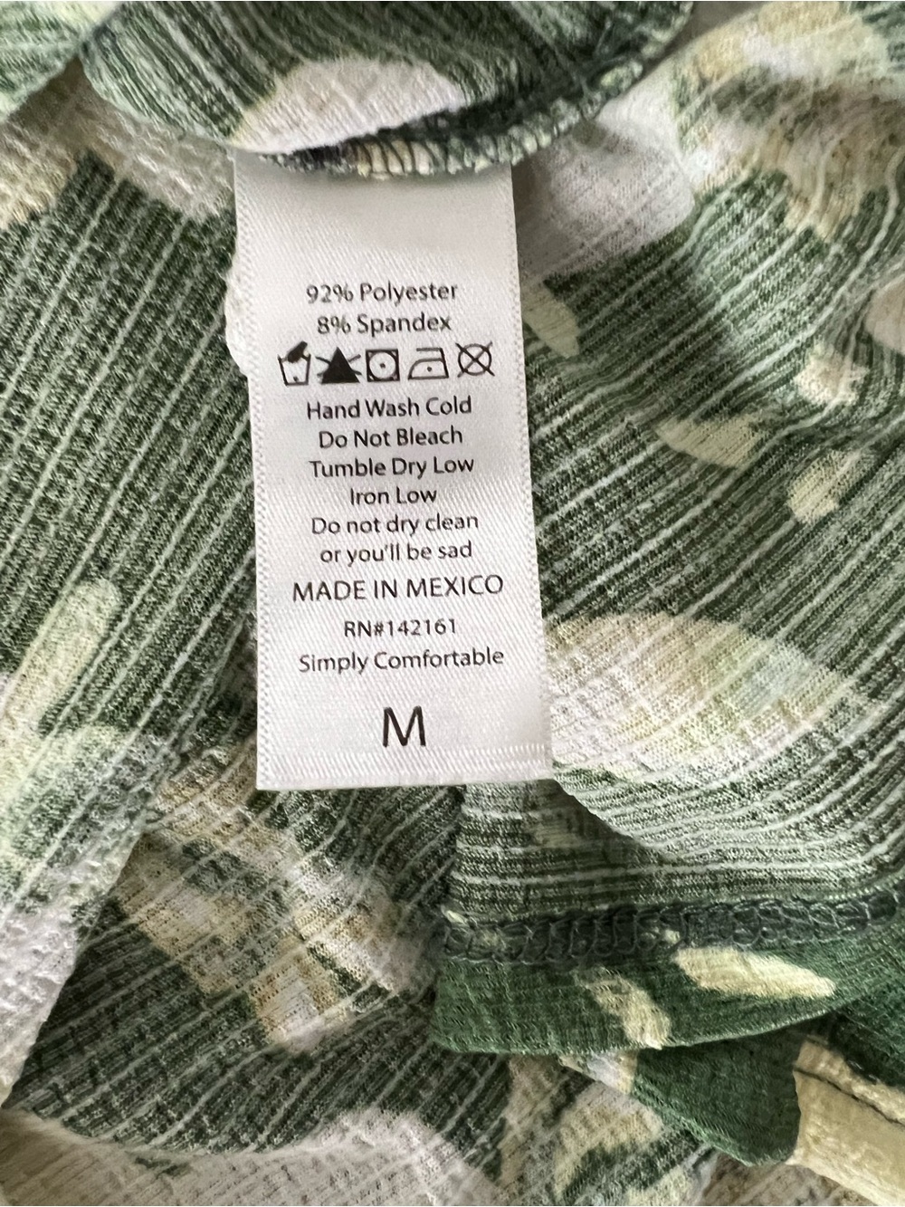 NWOT • LuLaRoe Ariel Tiered Dress • Side Seam Pockets • Green Floral • Rare - Picture 6 of 7